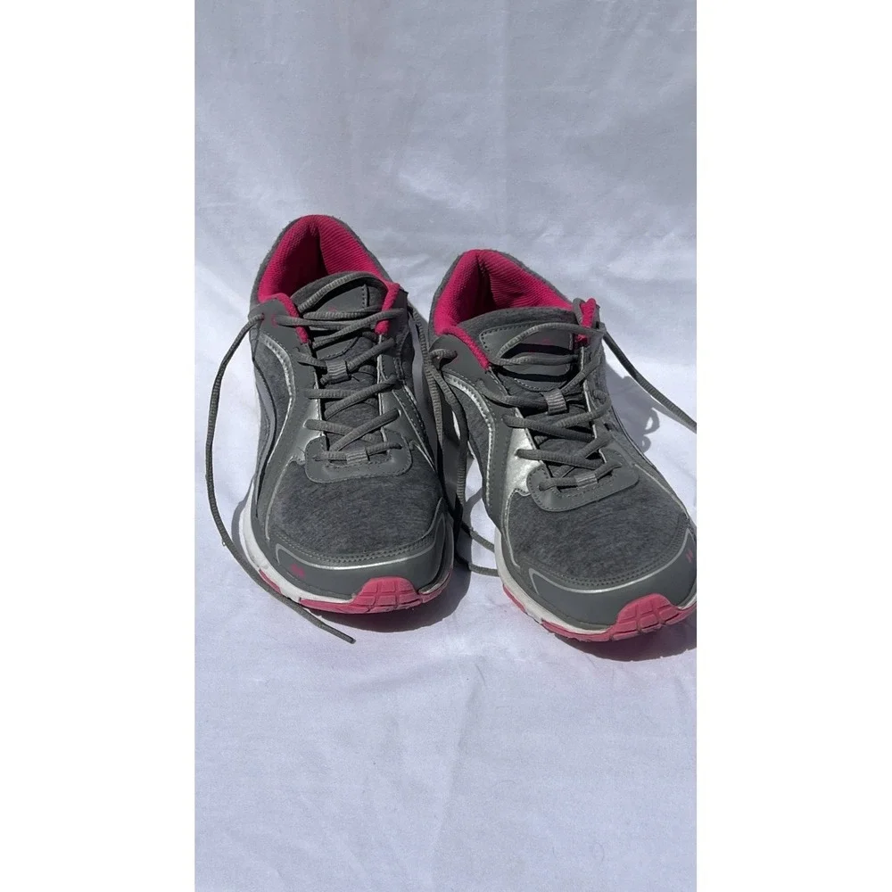 Ryka Aries Gray/pink Women's Textile Athletic Walking Shoes 9.5 M NWOT